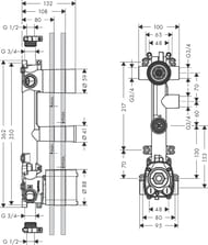   Axor Citterio E 36708180  ,  3 ,  3 