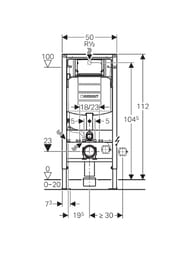 GEBERIT Duofix UP320    ,  ., 112 111.300.00.5