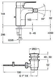  Jacob Delafon ALEO+  , ,    E72316-CP