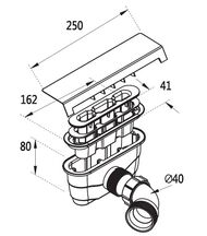   CEZARES (80080030)  , ,  TRAY-AS-R-80-30-W