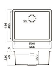  Omoikiri YAMAKAWA 55T-U/I-BL (556456220) ., , - 4993428