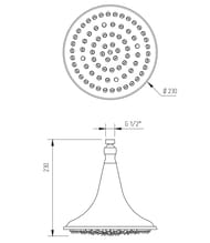   Migliore CAMPANA D-230 ,  ML.CPN-35.690.CR