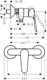  Hansgrohe Logis E 71602000    , , 