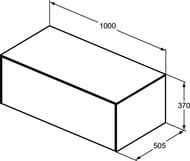    Ideal Standard CONCA (1000x505x370) 1 , ,   T4313Y1