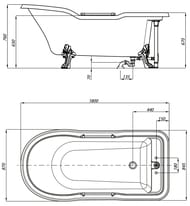  MIGLIORE IMPERO 180x87   "LEONE" STANDART, -/  26925