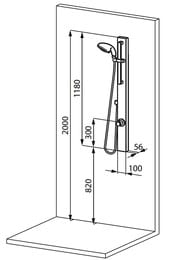   Novellini Revif 1001180 , ,  , .  REV1T-K