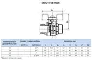   STOUT 3/4", ,  SVB-0006-000020