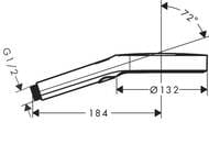    Hansgrohe Rainfinity 130 3jet EcoSmart  26865000