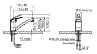    VARION Armaturen MB 9346 63 3 ,   155 