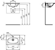  Ideal Standard TESI Vanity (525375165)    ,  T351101