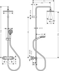   Hansgrohe Vernis Shape 26286670  , / , . 