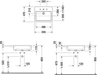  .   DURAVIT VERO 550470170   ., 0314550000