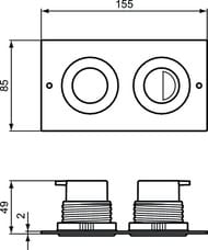     Ideal Standard SEPTA PRO P2 ,  ,  R0134MY