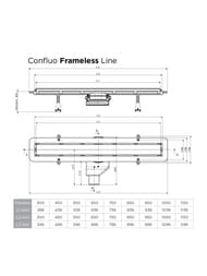   BETTOSERB BY PESTAN Drain Frameless Line 950  , ., 