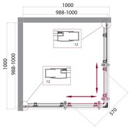   BelBagno Uno (100010001950) UNO-195-A-2-100-C-NERO r  ,  