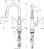  Hansgrohe Talis M51   160     72815800