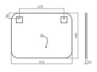  Silver Mirrors Pallada-2 (915685) , ,  LED-00002342