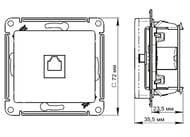  Systeme Electric ATLASDESIGN  RJ45   ATN000783