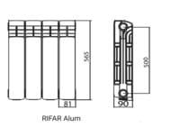   RIFAR Alum 500 (56596090) 12 , . 2232 , 