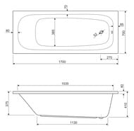   CEZARES ECO-170-70-41-W37 1700x700x410, , : 