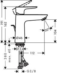  Hansgrohe Talis E 71710140      , 110,  