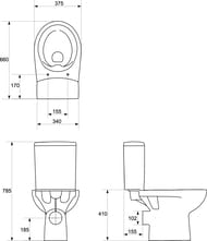  Cersanit NATURE Clean On (660375785) ,   / KO-NTR011-3/5-COn-DL