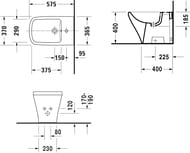   DURAVIT DuraStyle 370570390   ,  2284100000