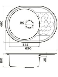  Omoikiri KASUMIGAURA 65-IN (650460180) , ,   4993727