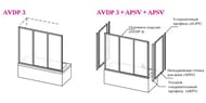    RAVAK AVDP3-150 (1470-15101370)  ,  Transparent