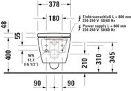   DURAVIT ME by Starck 375575 +-  SensoWash f 650001012004310