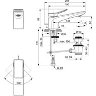    Ideal Standard CONCA BC753A2 ,   ,  