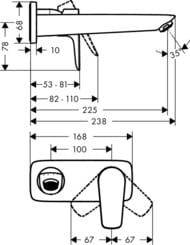  Hansgrohe Talis E 71734000  ,  225   , 