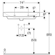  Geberit Smyle Square (750480165) ,  .     500.249.01.1