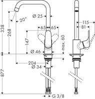  Hansgrohe Focus M41   260     31820670