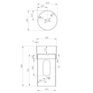   ABBER Kristall 450x450x900 .,  AT2701Opal-H