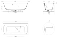   Salini Orlanda Axis Kit 190 103321MRH 1905800600 S-Stone, RAL  