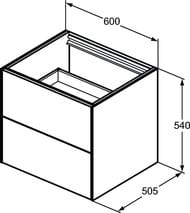    Ideal Standard CONCA (600x505x540) 2 ,    T4355Y1