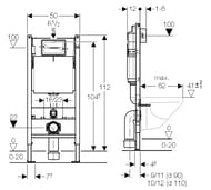 GEBERIT Duofix H112 90/110    458.103.00.1  .,   