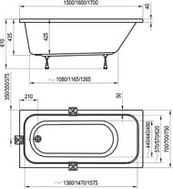   RAVAK CHROME 160x70 