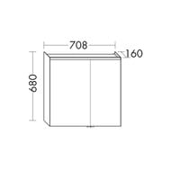   Burgbad Iveo 708680160 LED, ,  ,  SPHU070L