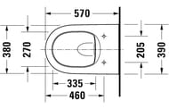   Duravit Qatego 390570400, ,  soft close,  255609+002689