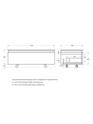   Cezares Slider SLIDER-1000-1C-PI-NA-P 1000x480x315, 1 , 