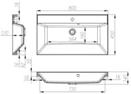   BelBagno (800450140)  ,  BB800/450-LV-MR-AST