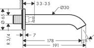  Axor Uno 38411000   ,  178 , 