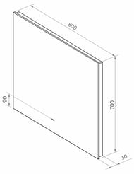   Trezhe (800700)  LED  2700K,  