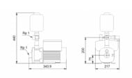   GRUNDFOS CMBE 3-62, 1100,   