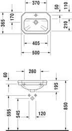  DURAVIT 1930 Series 500365195  .WonderGliss,1 .  .,  07855000001