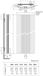 - JAGA Iguana Arco H180 L29, 791, : , ARCW1.180029.123/MM/SP