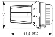  DANFOSS RAW 5010, 8-28*, ,  . 013G5010/013G7080