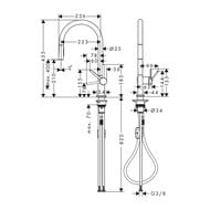  Hansgrohe Talis M54  , ,  ,   . 72800340